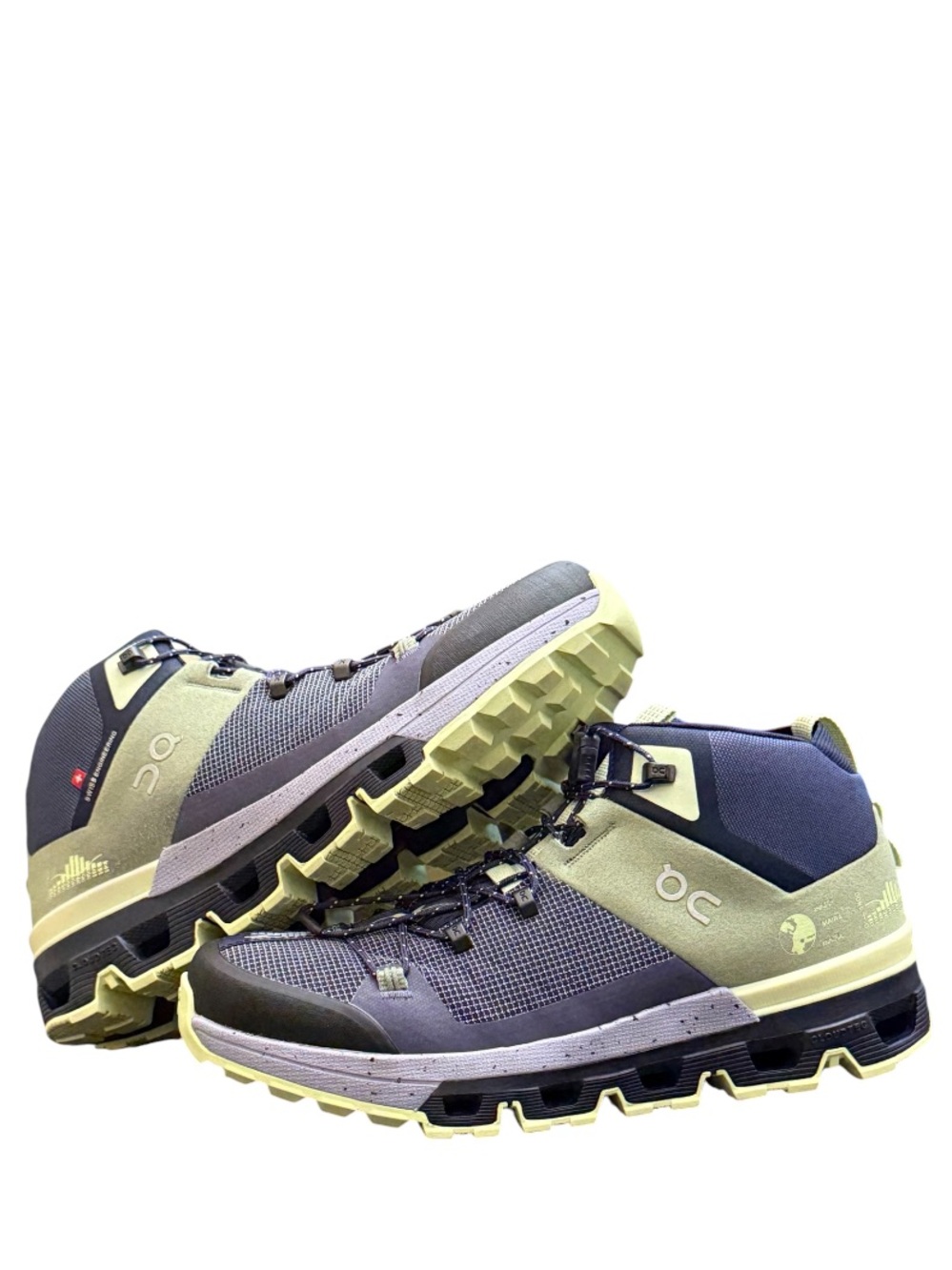 ON CLOUD - GREEN LAVENDER GRAY “CLOUDTRAX” SNEAKERS